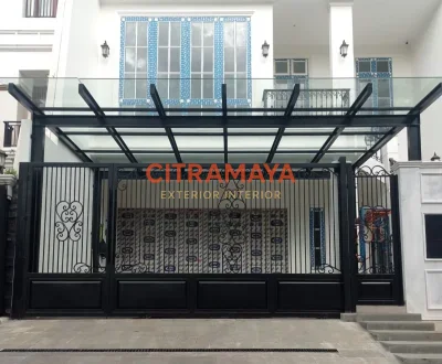 Kanopi Kaca Carport – Solusi Proteksi Kendaraan dengan Struktur Andal