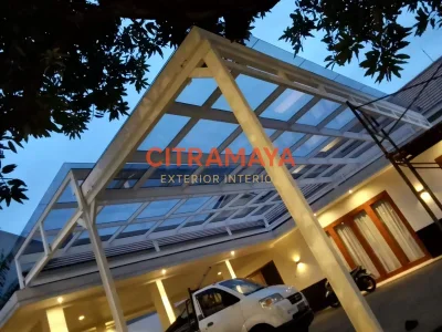 Kanopi Kaca Tempered - Hasil Rapi dan Profesional